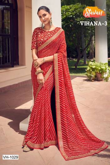 Vihana hits by stavan designer saree wholesaler in surat